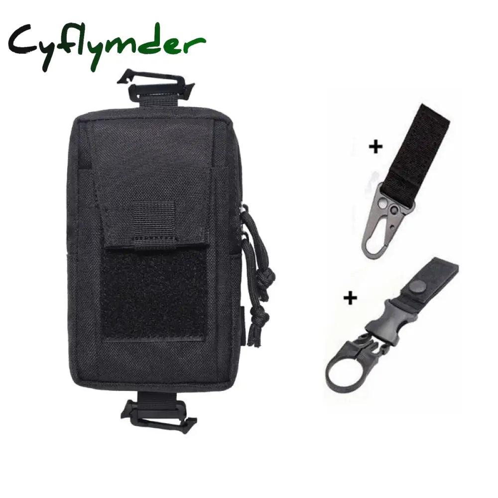 Cyflymder Molle Tactical Waist Bag Outdoor Emergency Edc Pouch Phone Pack Sports Climbing Running