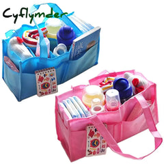 Cyflymder Multi-Pocket Baby Diaper Nappy Mother Bag Portable Non-Woven Fabric Handbag Mummy