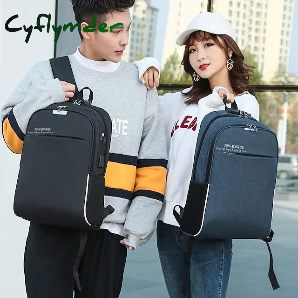 Cyflymder Multifunctional Waterproof Usb Charging Business Laptop Backpack Men And Women Travel