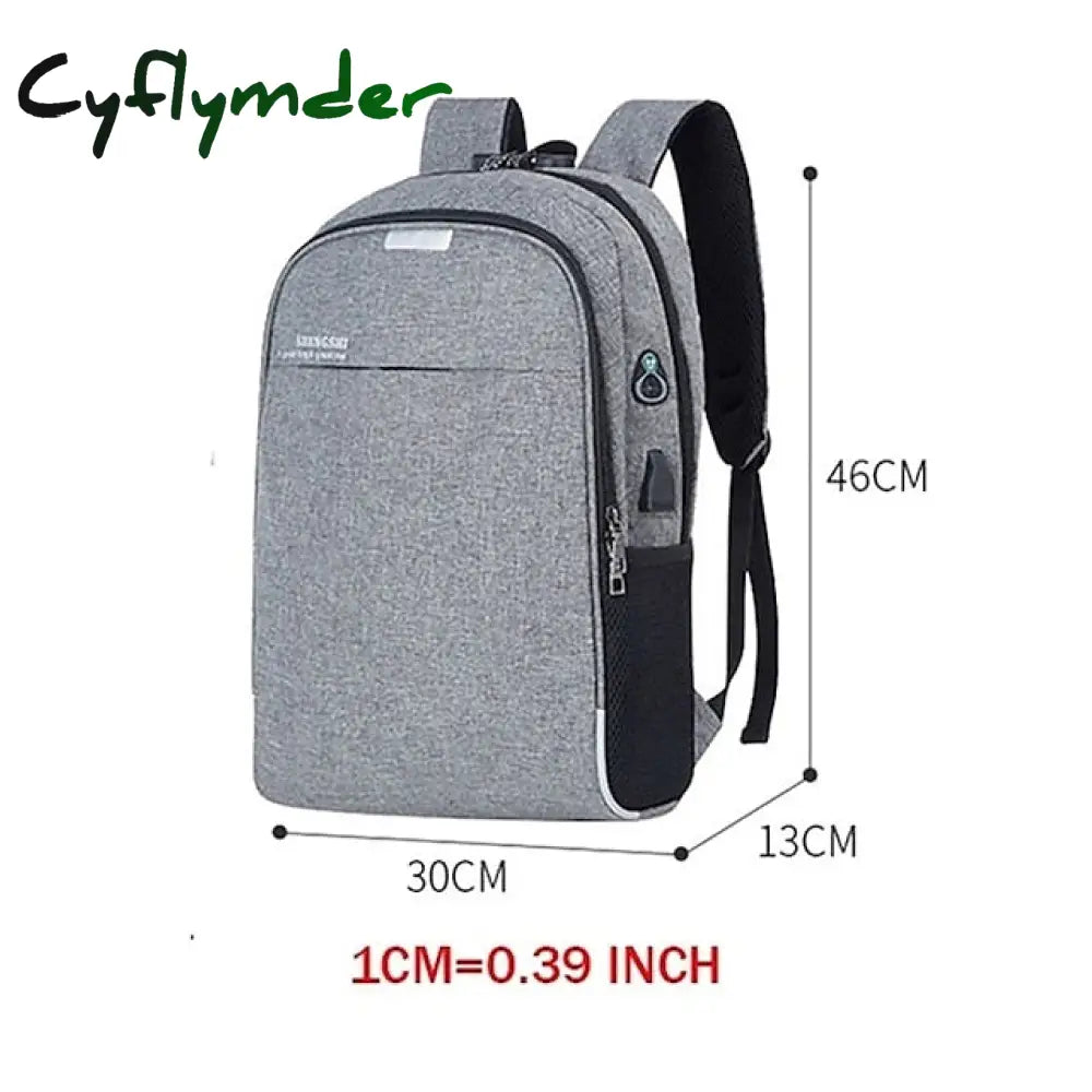 Cyflymder Multifunctional Waterproof Usb Charging Business Laptop Backpack Men And Women Travel