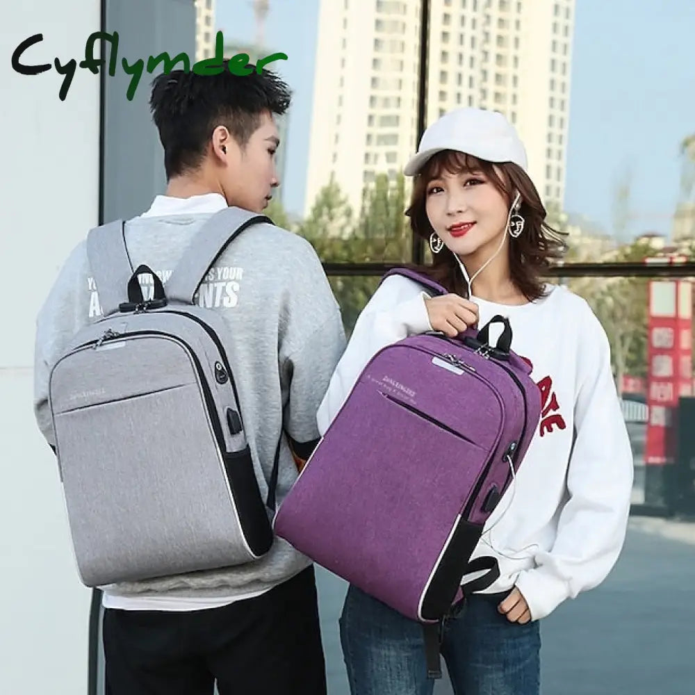 Cyflymder Multifunctional Waterproof Usb Charging Business Laptop Backpack Men And Women Travel