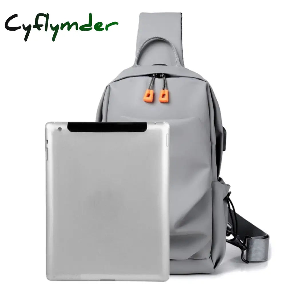 Cyflymder New Arrival Men Sling Backpack Nylon Waterproof Shoulder Chest Bags Crossbody Bag With