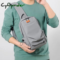 Cyflymder New Arrival Men Sling Backpack Nylon Waterproof Shoulder Chest Bags Crossbody Bag With