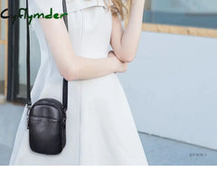 Cyflymder New Arrival Mini Crossbody Bag Purse Genuine Leather Phone Pouch Women Messenger Bags