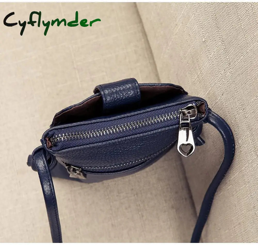 Cyflymder New Arrival Women Shoulder Bag Genuine Leather Softness Small Crossbody Bags For Woman