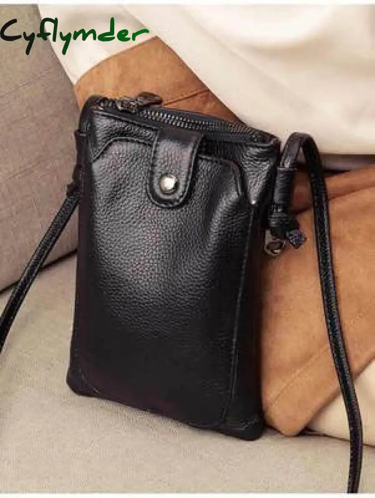 Cyflymder New Arrival Women Shoulder Bag Genuine Leather Softness Small Crossbody Bags For Woman