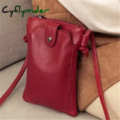 Cyflymder New Arrival Women Shoulder Bag Genuine Leather Softness Small Crossbody Bags For Woman