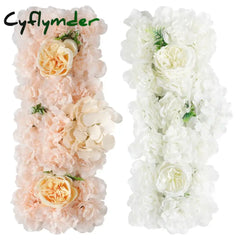 Cyflymder New Artificial Floor Flower Silk Flower Home Wedding Decoration Flower Wall Road Guide Outdoor Wedding Arch