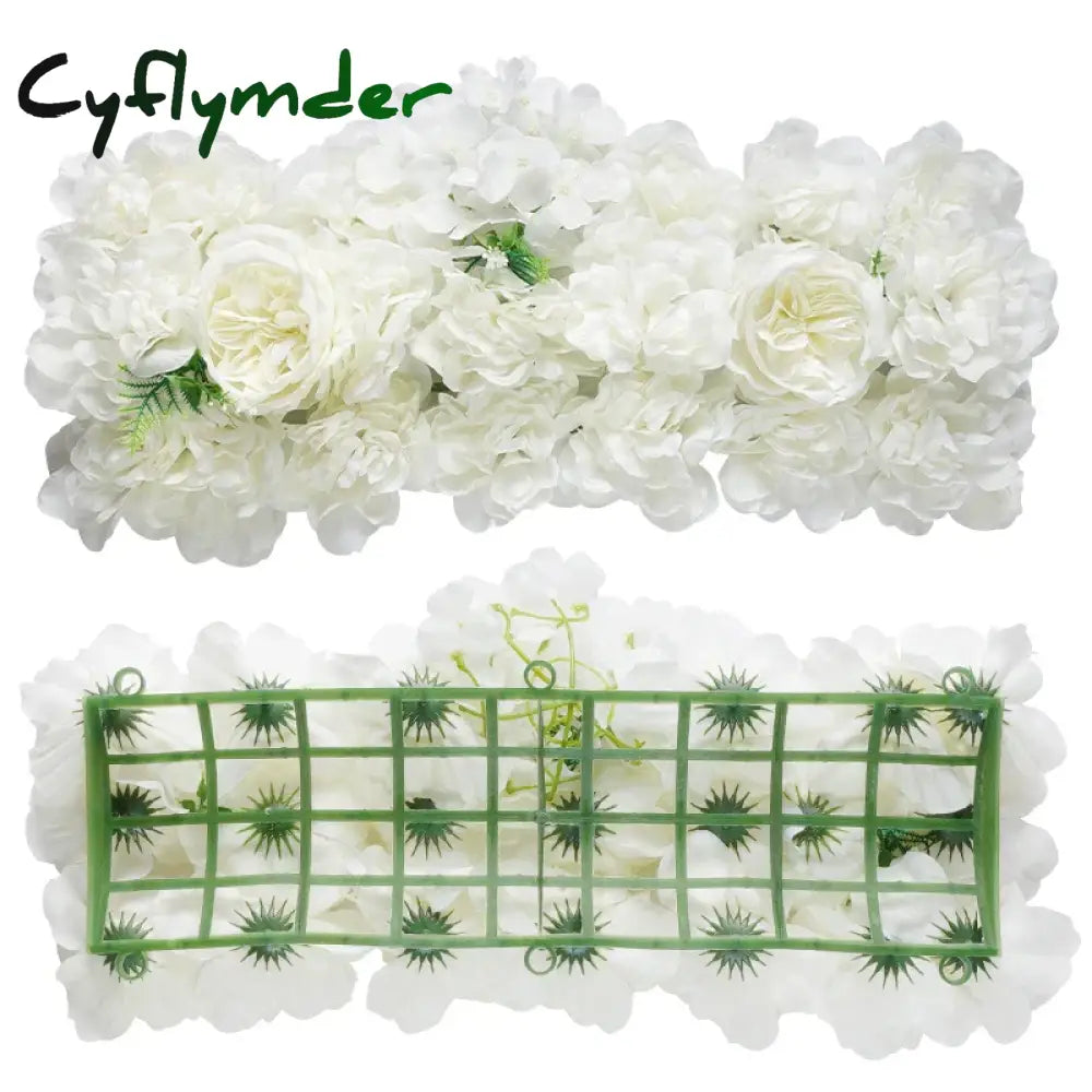 Cyflymder New Artificial Floor Flower Silk Flower Home Wedding Decoration Flower Wall Road Guide Outdoor Wedding Arch