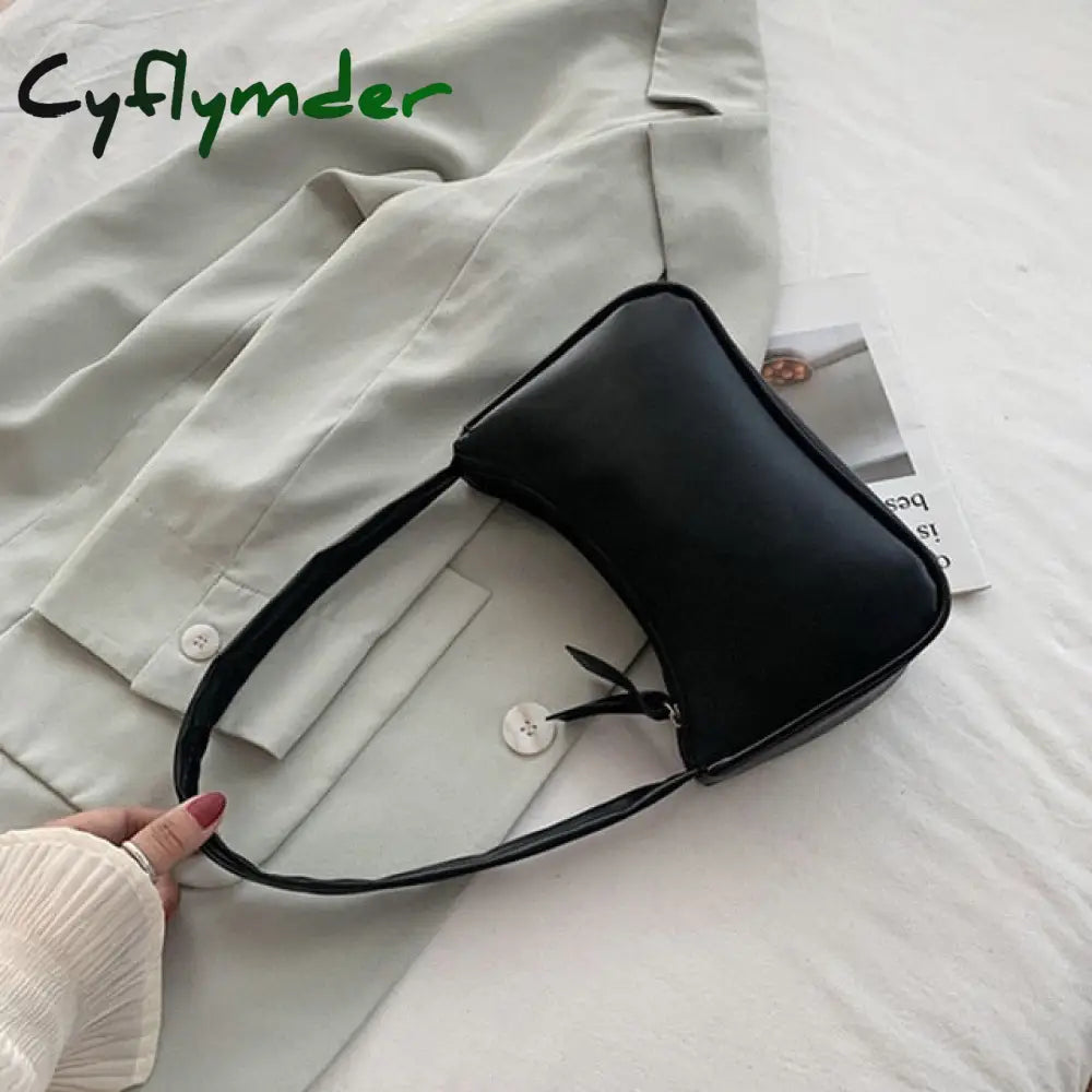 Cyflymder New British Fashion Simple Small Square Bag Women’s Designer Handbag High-Quality Pu