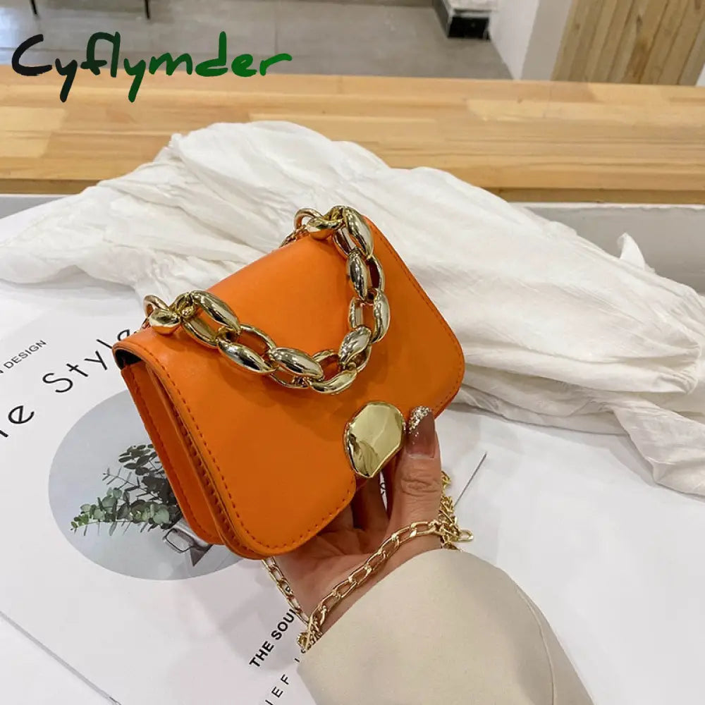 Cyflymder New British Fashion Simple Small Square Bag Women’s Designer Handbag High-Quality Pu