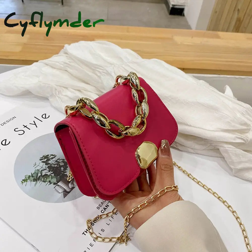 Cyflymder New British Fashion Simple Small Square Bag Women’s Designer Handbag High-Quality Pu