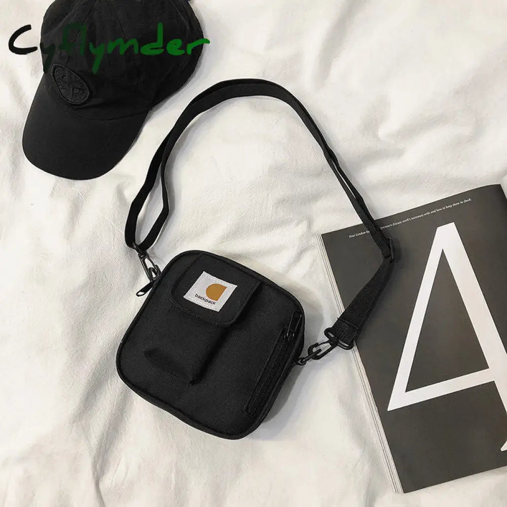 Cyflymder New Crossbody Bags Men Oxford Leisure Simple Small Detachable Strap All-Match Hip-Hop