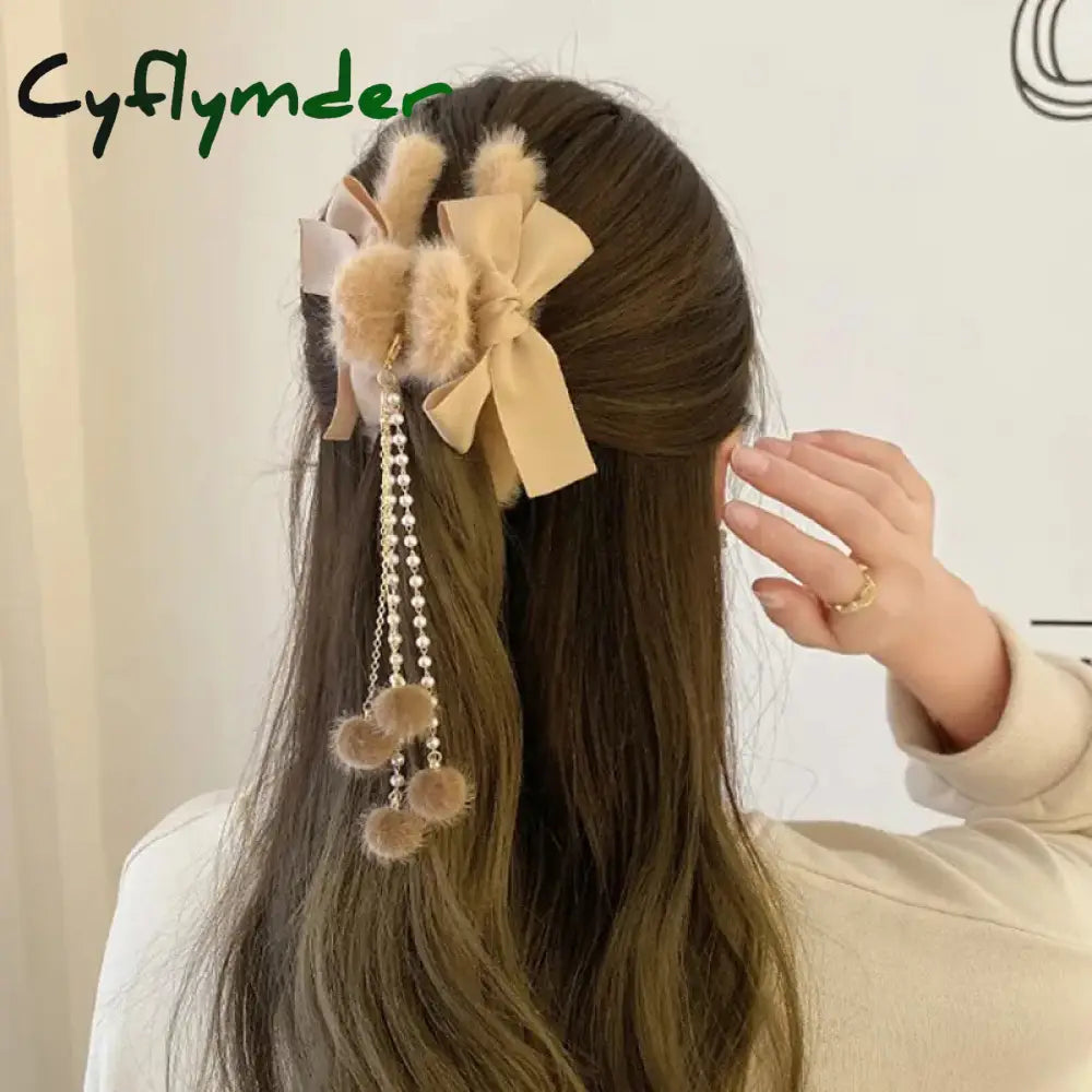 Cyflymder New Elegant Claw Clips Temperament Grab Butterfly Metal Hair Accessories Headdress