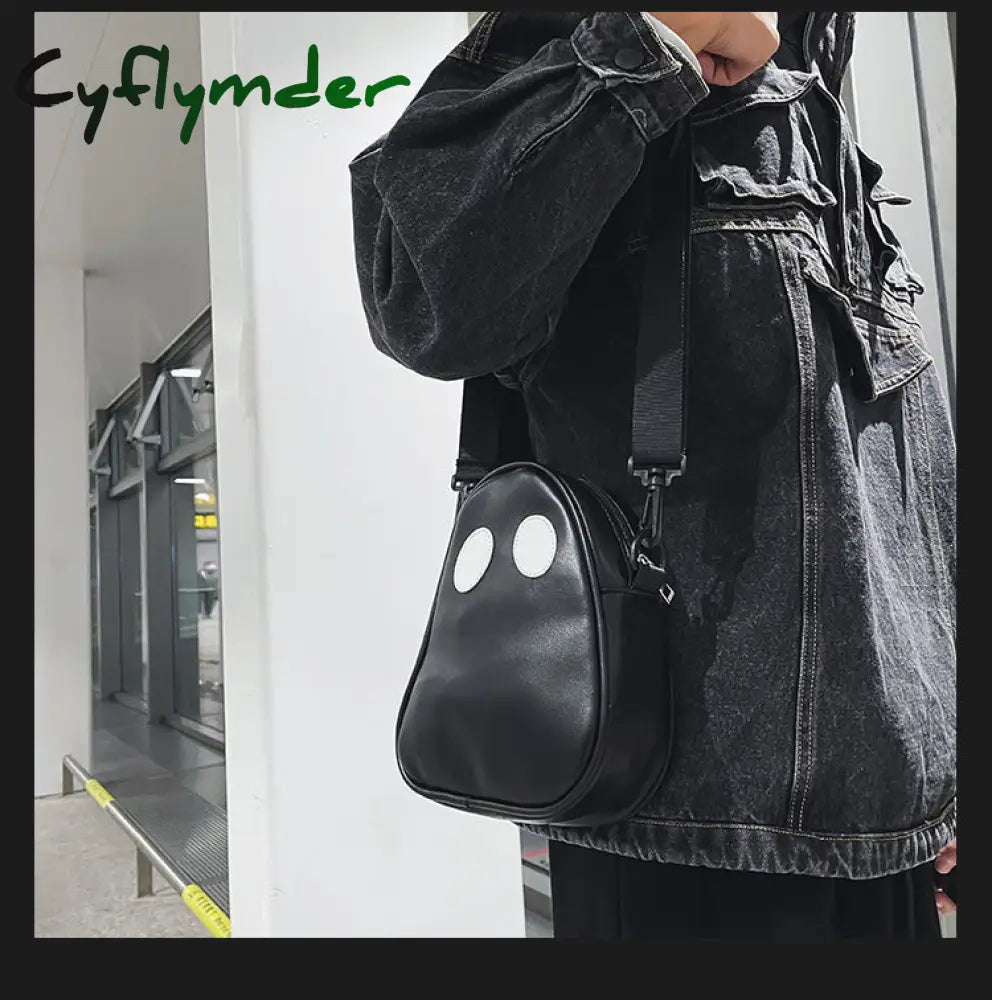 Cyflymder New European And American Fashion Funny Personality Cute Demon Ghost Contrast Stitching