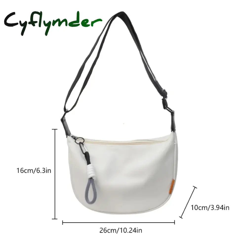 Cyflymder New Fashion Crossbody Bag Simple Wide Shoulder Strap Design Single Shoulder Bag Original Style Commuting