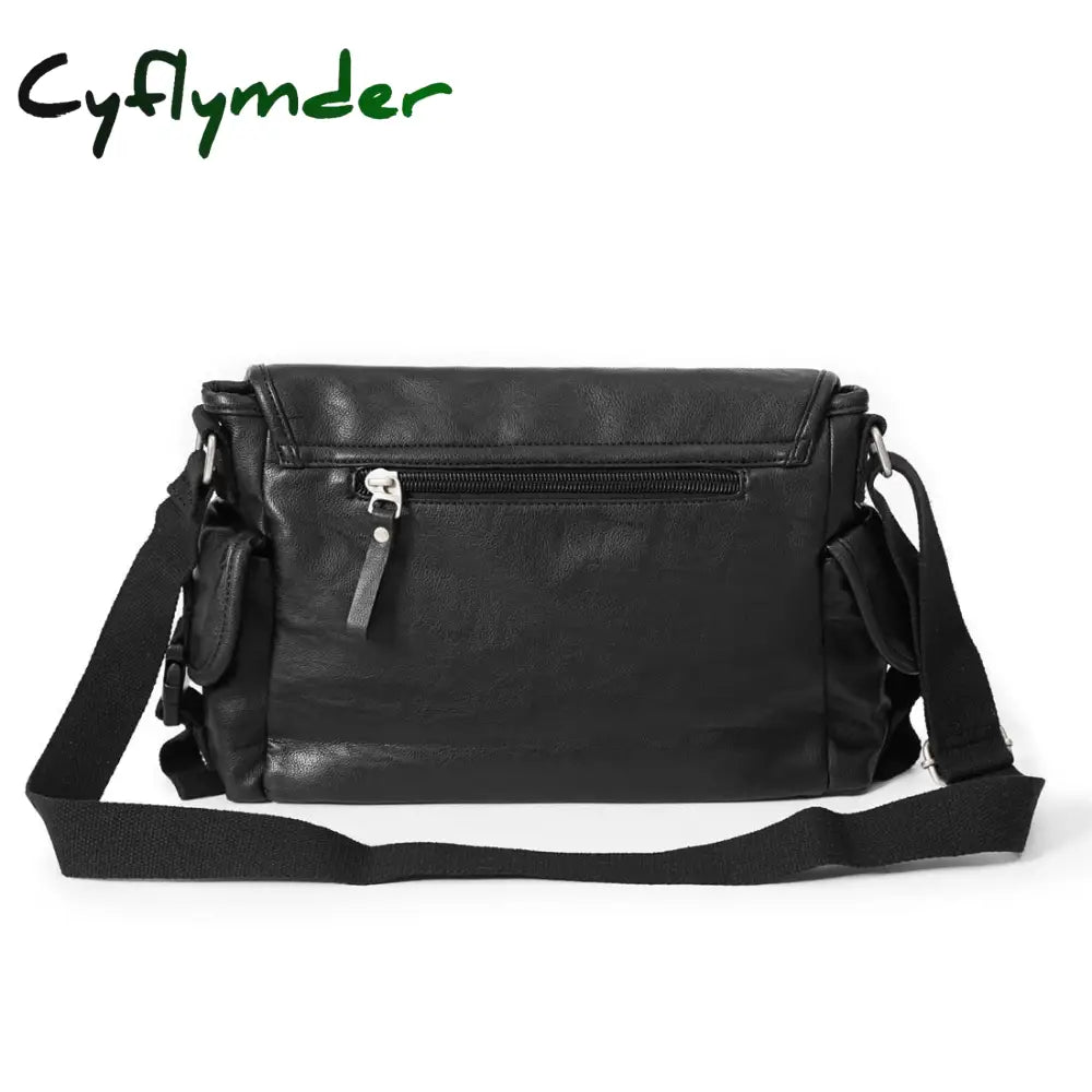 Cyflymder New Fashion Men’s Messenger Bag Large Capacity Crossbody Bags Men Classic Retro