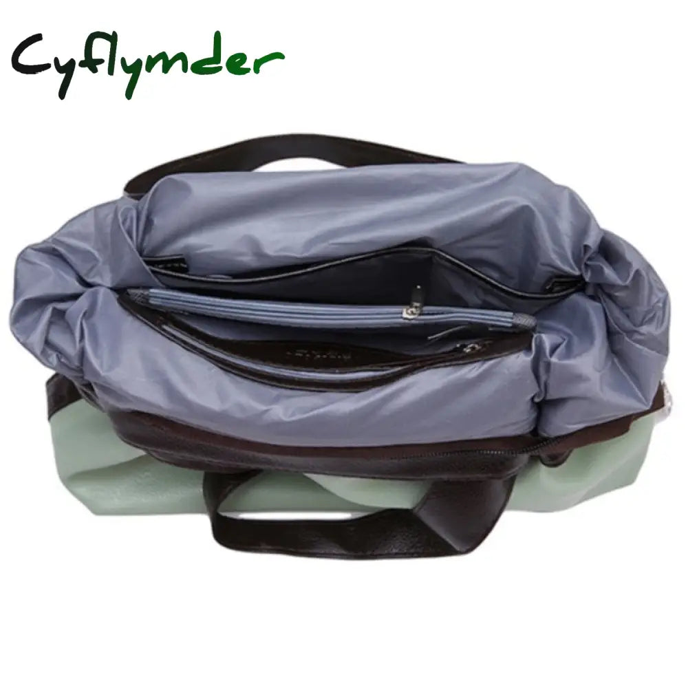 Cyflymder New Fashion Woman Luxury Handbag Large Capacity Composite Bag Ladies Leather Shoulder