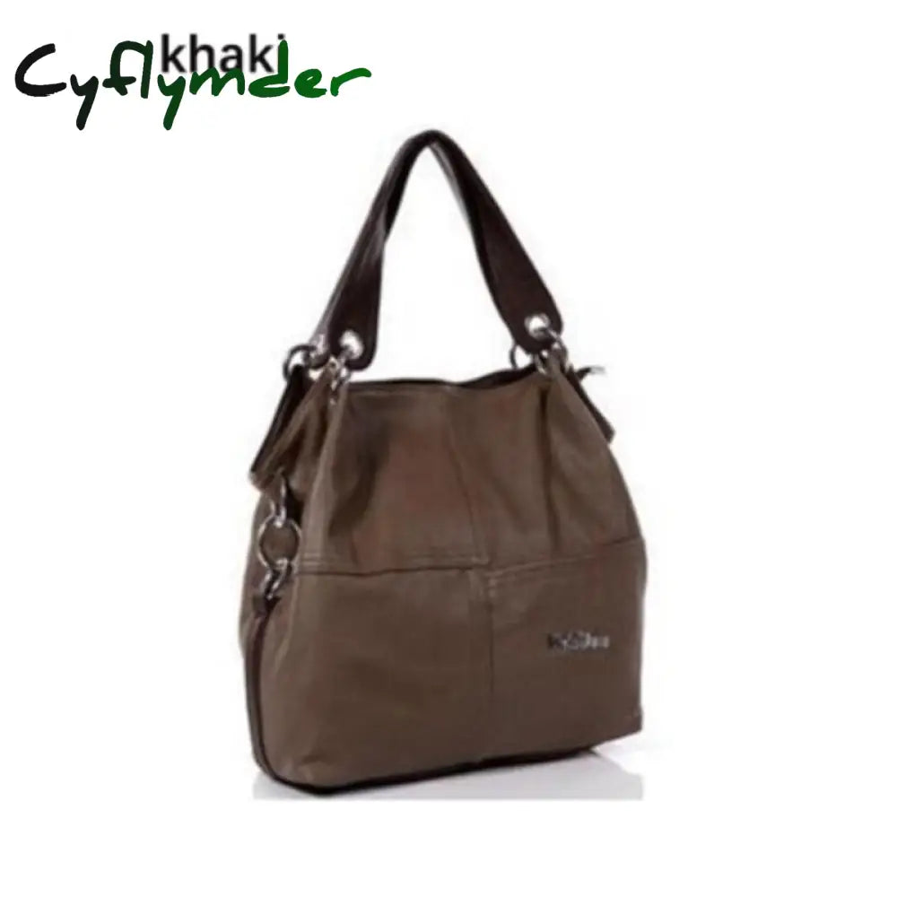 Cyflymder New Fashion Woman Luxury Handbag Large Capacity Composite Bag Ladies Leather Shoulder