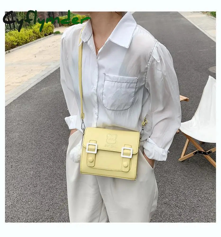 Cyflymder New Fashion Women Bag Cute Crossbody For Girl Shoulder Letter Messenger Bag Harajuku