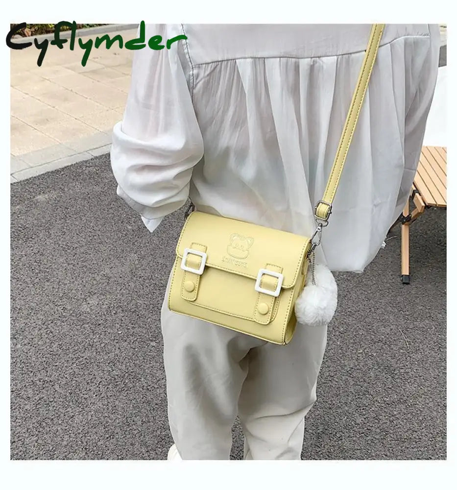 Cyflymder New Fashion Women Bag Cute Crossbody For Girl Shoulder Letter Messenger Bag Harajuku