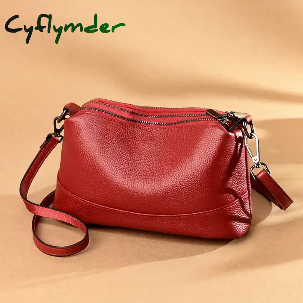 Cyflymder New Fashion Women Genuine Leather Handbags Women’s bags Designer Female Shoulder Bags Luxury Brand Cowhide