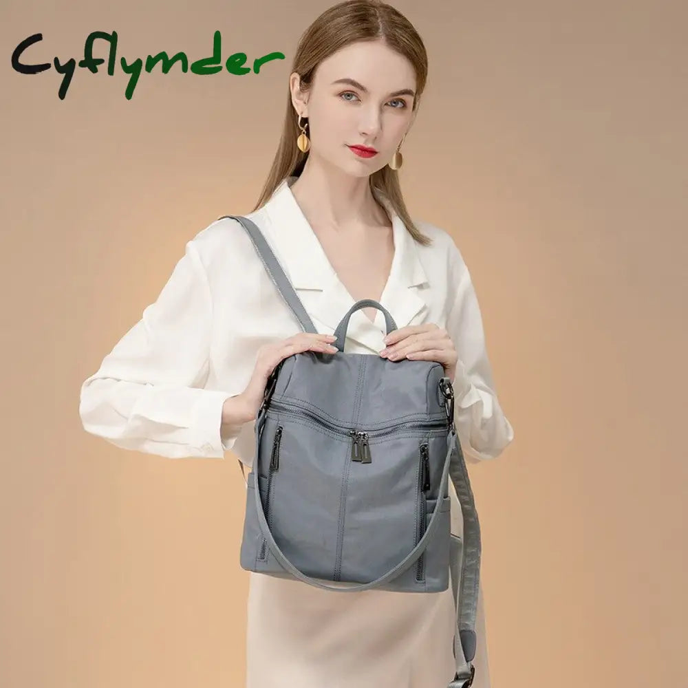 Cyflymder New Hot Sale High Quality Backpack Women Shoulder Bags Multifunction Travel School For