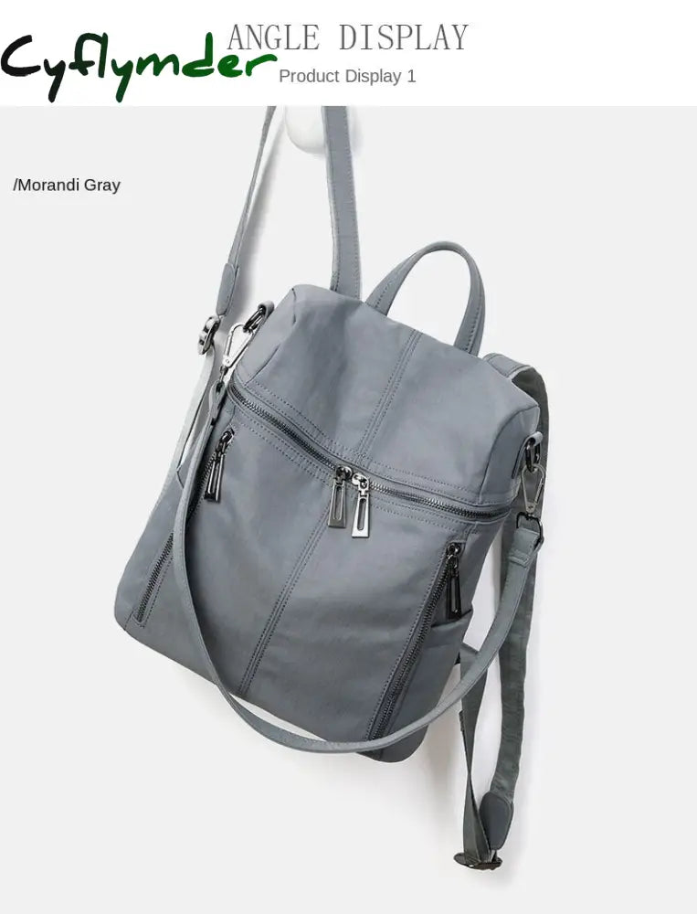 Cyflymder New Hot Sale High Quality Backpack Women Shoulder Bags Multifunction Travel School For