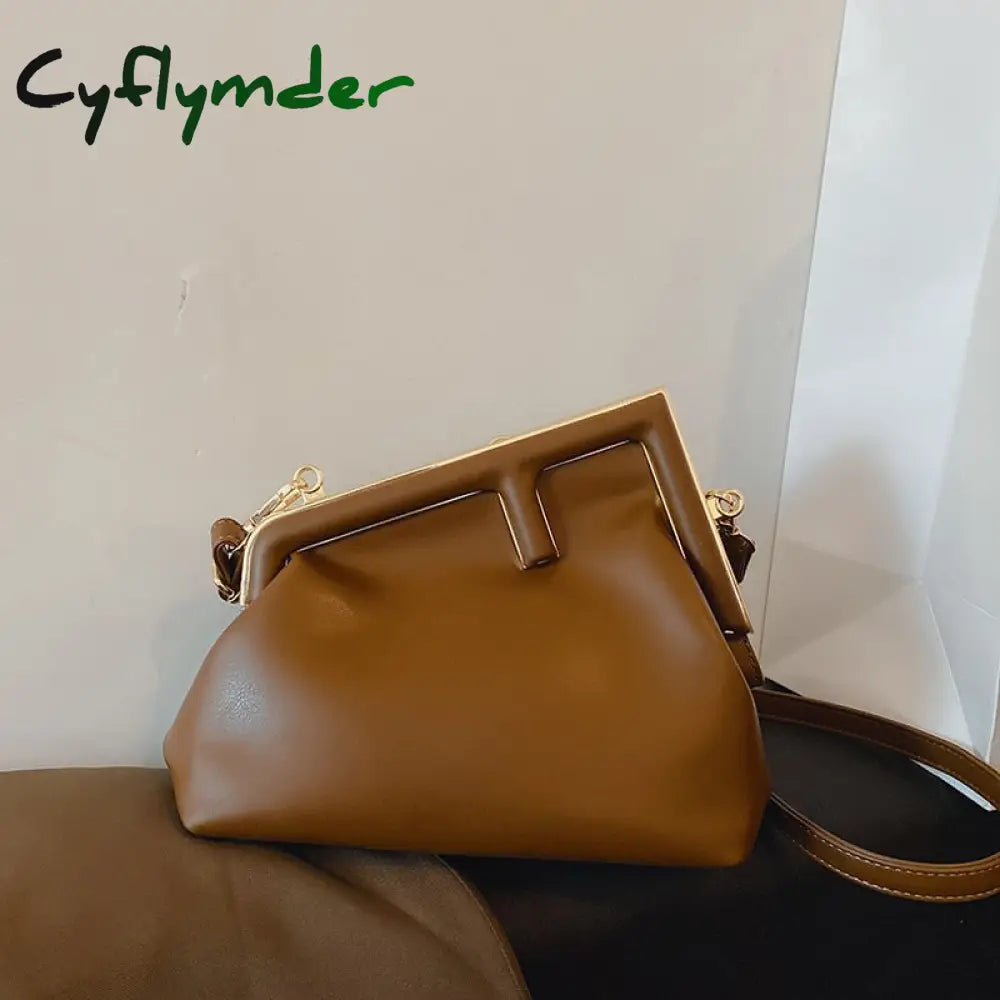 Cyflymder New In Trend Pretty Pouch Pu Leather Crossbody Bags Women Brand Luxury Shoulder Handbags