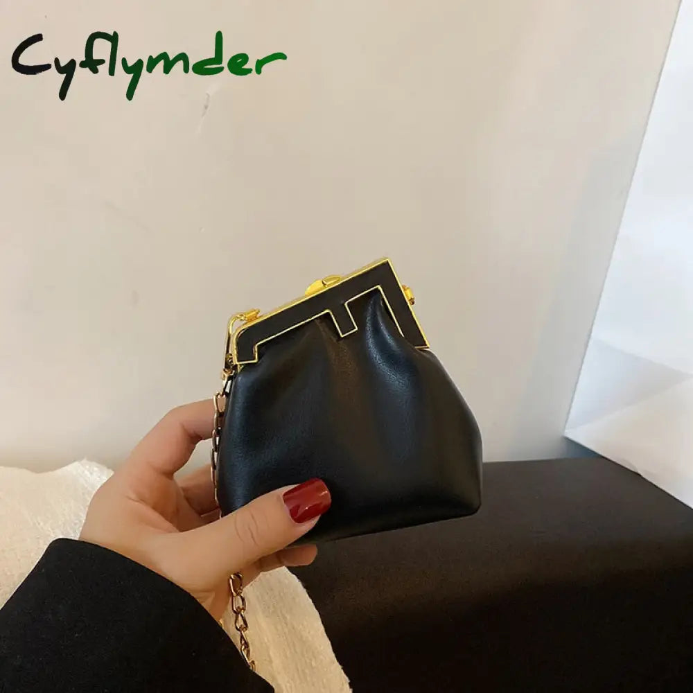 Cyflymder New In Trend Pretty Pouch Pu Leather Crossbody Bags Women Brand Luxury Shoulder Handbags