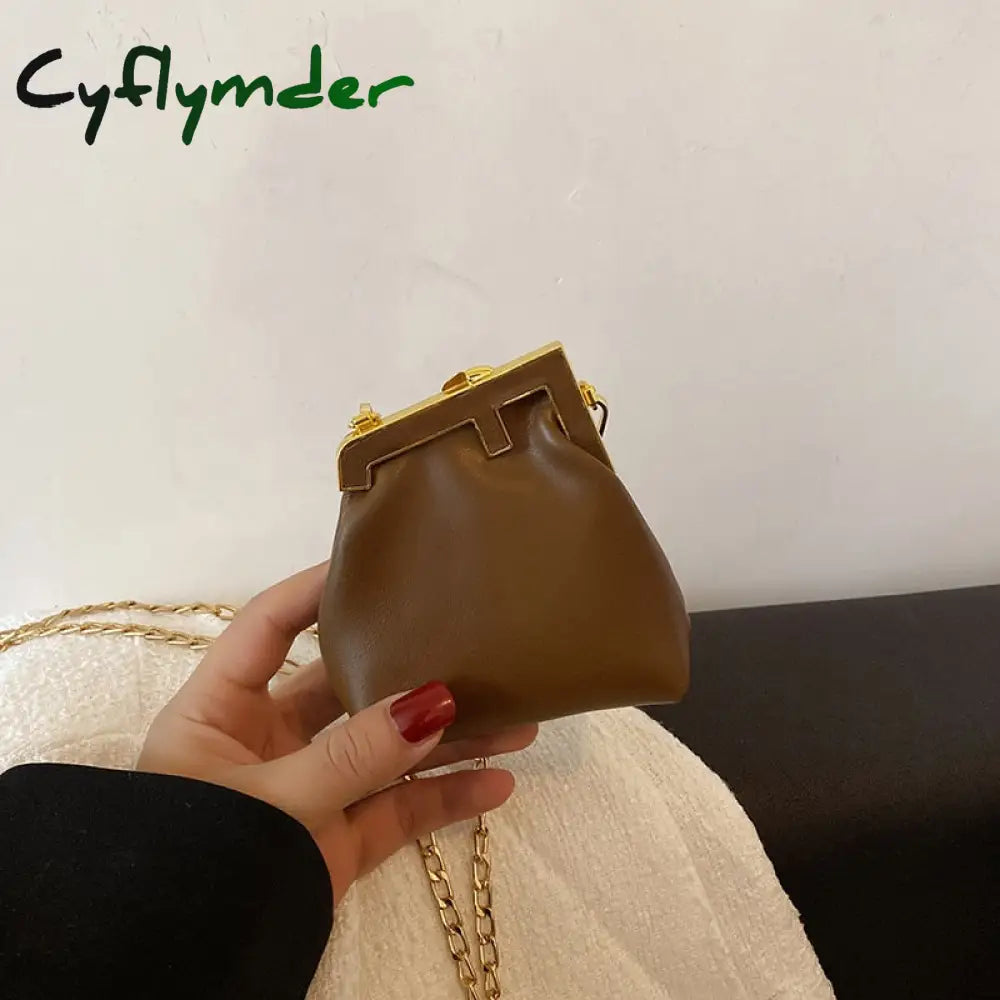 Cyflymder New In Trend Pretty Pouch Pu Leather Crossbody Bags Women Brand Luxury Shoulder Handbags