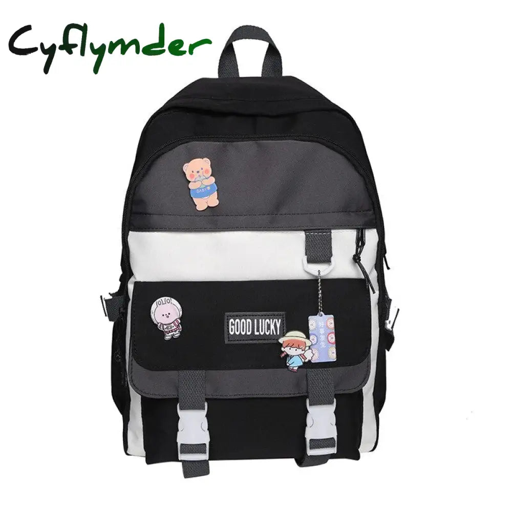 Cyflymder New Korean Style Backpacks Women Travel Bags Cute Candy Color Bag For Teenager Girl