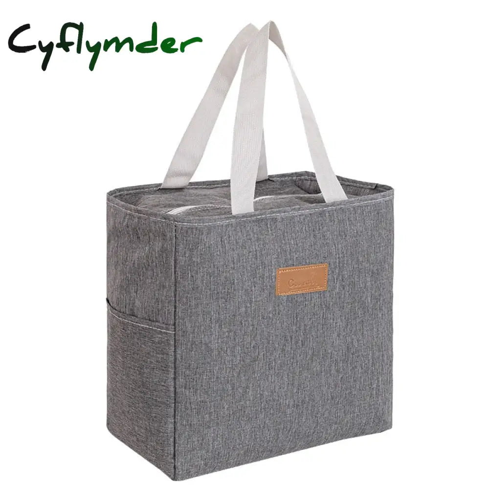 Cyflymder New Large Capacity Thermal Lunch Bag For Women Portable Outdoor Picnic Food Insulated