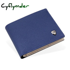 Cyflymder New Leather Men’s Wallet With Coin Pocket Man Purse Credit Cards Holder Male Money Bag