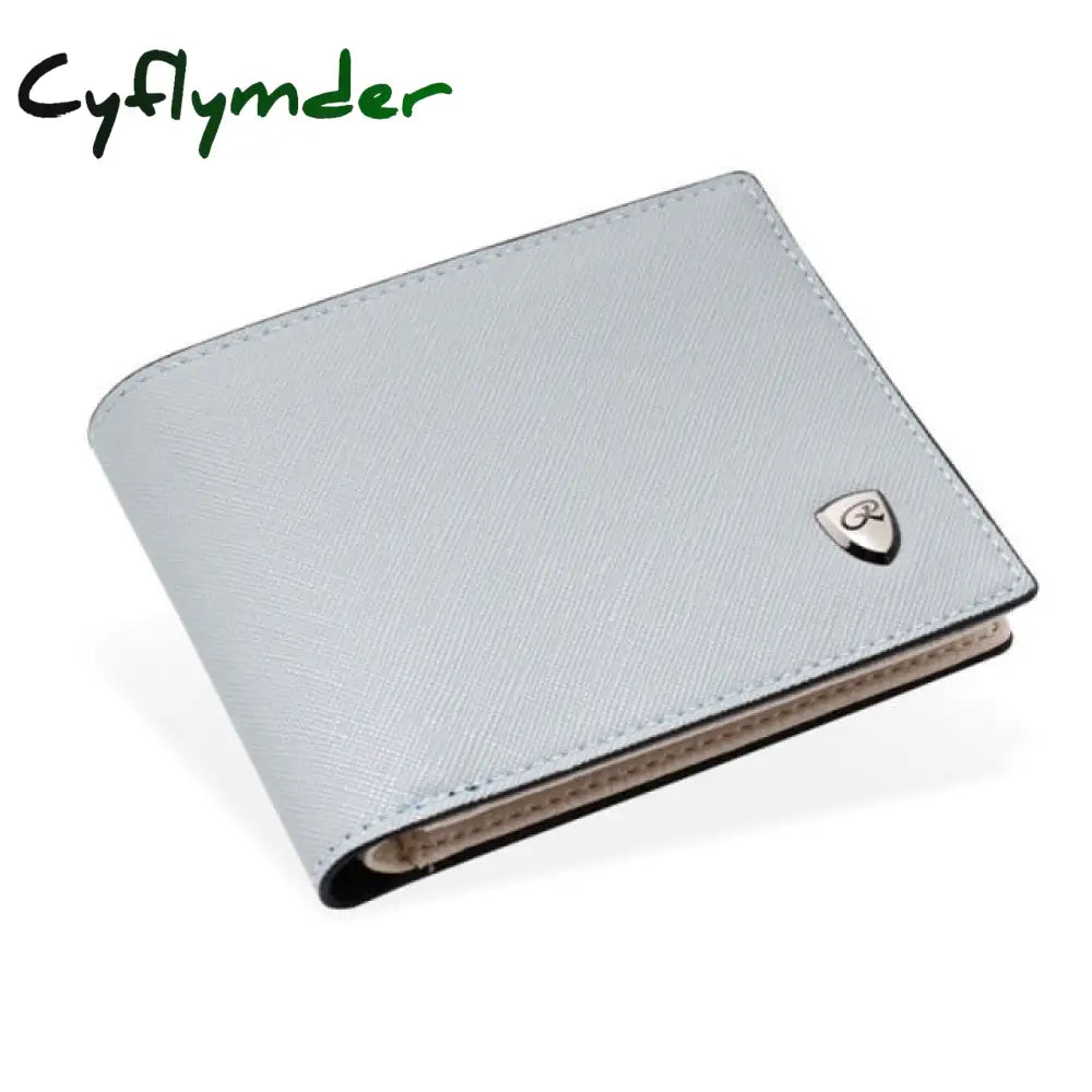 Cyflymder New Leather Men’s Wallet With Coin Pocket Man Purse Credit Cards Holder Male Money Bag