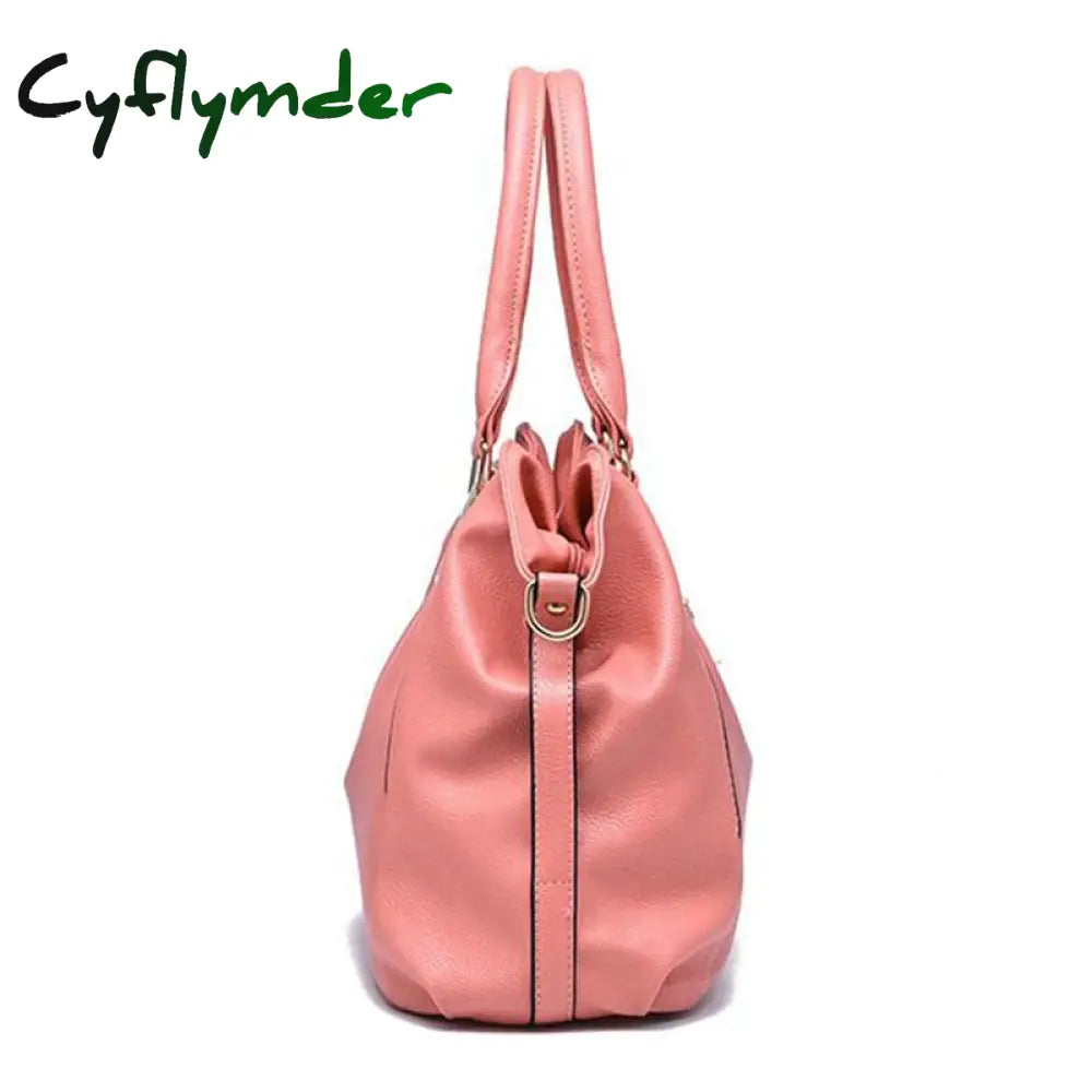 Cyflymder New Luxury Handbags Women Shoulder Bag Casual Large Tote Bags Hobo Soft Leather Ladies’