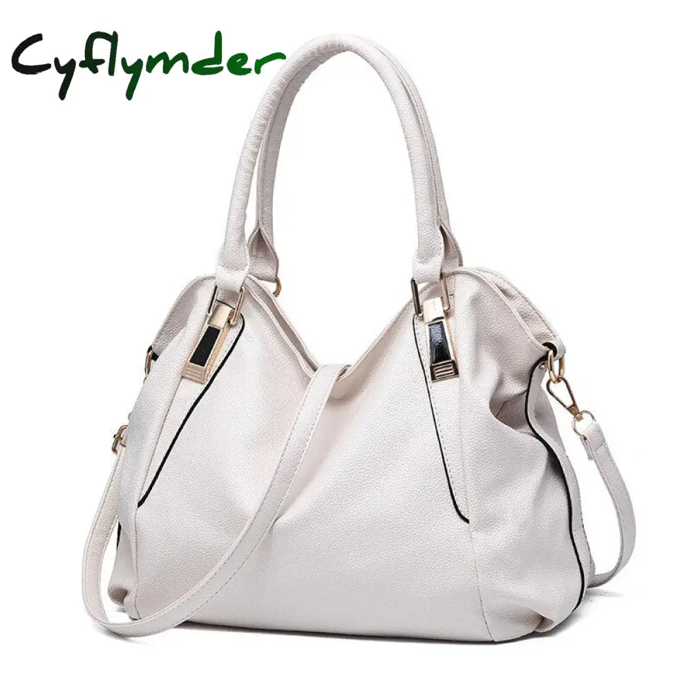 Cyflymder New Luxury Handbags Women Shoulder Bag Casual Large Tote Bags Hobo Soft Leather Ladies’