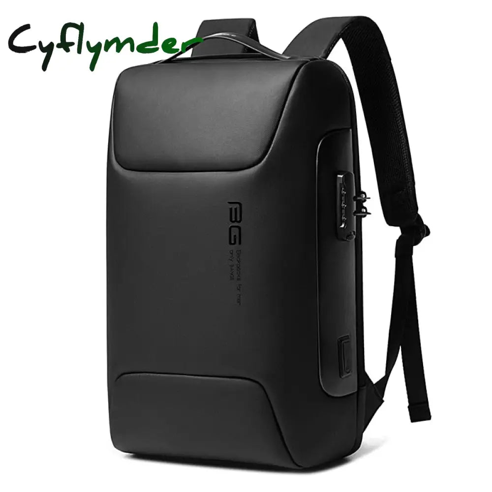 Cyflymder New Men Anti Theft Waterproof Backpack Laptop Organizer 15.6 Inch Daily Work Business