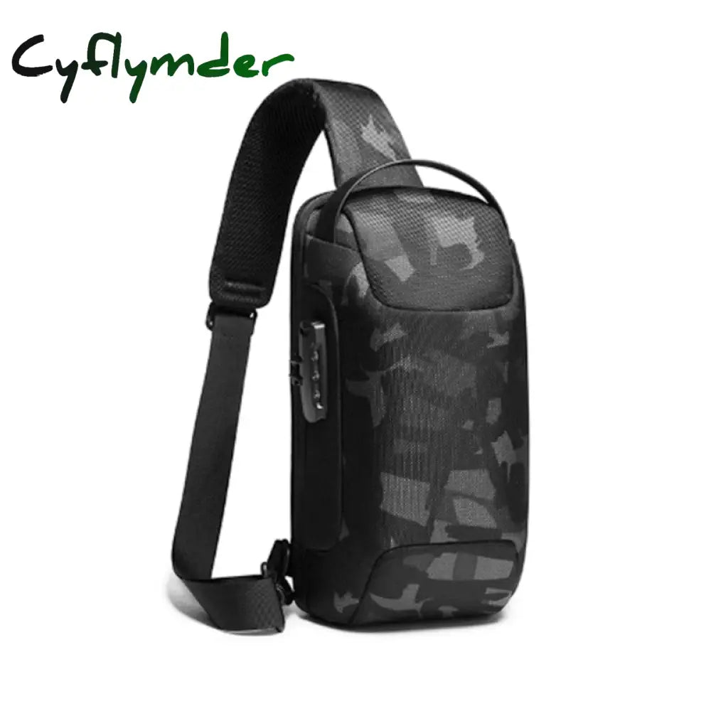 Cyflymder New Men Anti Theft Waterproof Backpack Laptop Organizer 15.6 Inch Daily Work Business