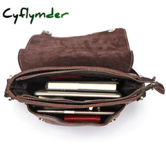 Cyflymder New Men’s Shoulder Bag Crazy Horse Leather Handbag For Man Business Briefcase Large