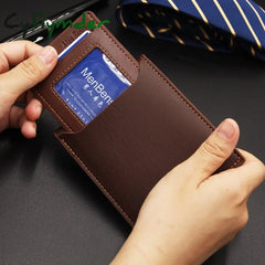 Cyflymder New Men’s Wallet Leather Bifold Slim Fashion Credit Card/Id Holders And Inserts Coin