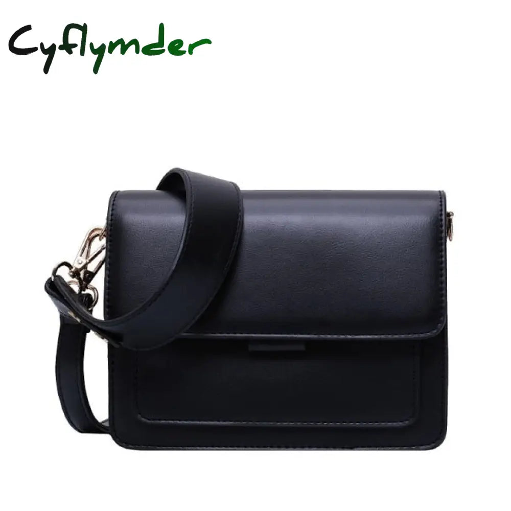 Cyflymder New Mini Lightweight Pu Leather Flap Bags For Women Summer Lady Shoulder Handbag Simple