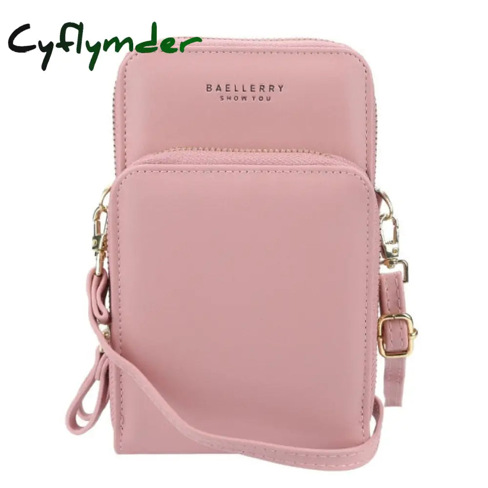 Cyflymder New Mini Women Messenger Bags Female Top Quality Phone Pocket Fashion Small For Girl Pink