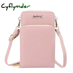 Cyflymder New Mini Women Messenger Bags Female Top Quality Phone Pocket Fashion Small For Girl Pink