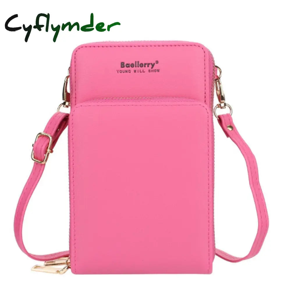 Cyflymder New Mini Women Messenger Bags Female Top Quality Phone Pocket Fashion Small For Girl Rose