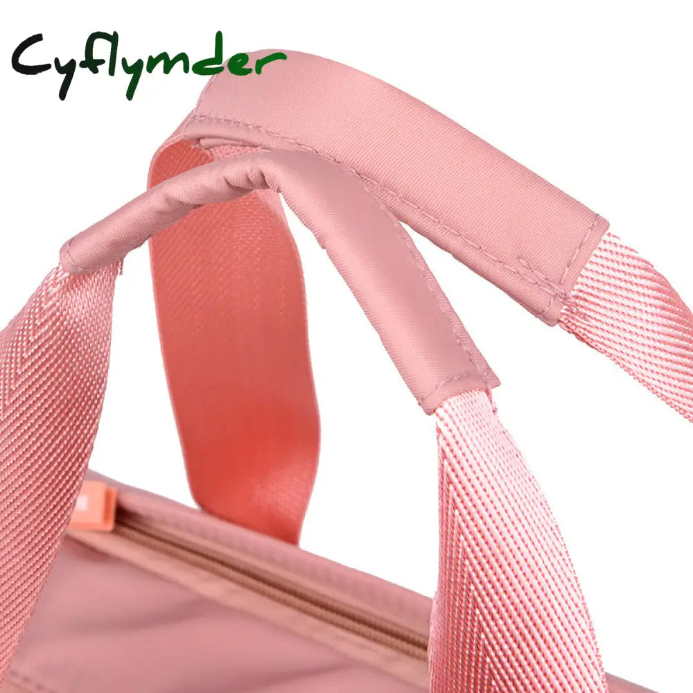 Cyflymder New Sequins Pink Gym Bag Women Shoe Compartment Waterproof Sport Bags For Fitness