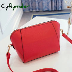 Cyflymder New Summer Style Women Shell Bags Fashion Pu Female Shoulder Bag Girls Party Messenger Red