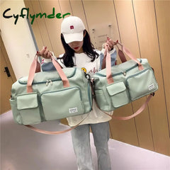 Cyflymder New Travel Bag Hand Luggage Duffle Waterproof Sports Bags Fitness Yoga Gym Large Capacity