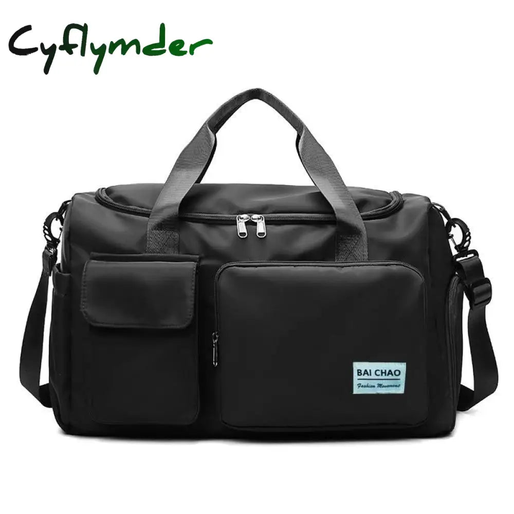 Cyflymder New Travel Bag Hand Luggage Duffle Waterproof Sports Bags Fitness Yoga Gym Large Capacity