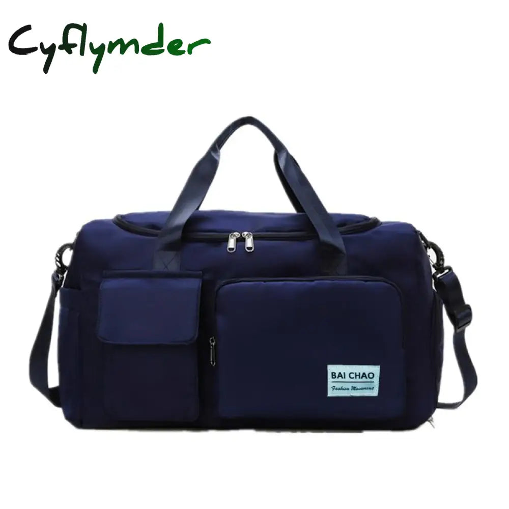 Cyflymder New Travel Bag Hand Luggage Duffle Waterproof Sports Bags Fitness Yoga Gym Large Capacity